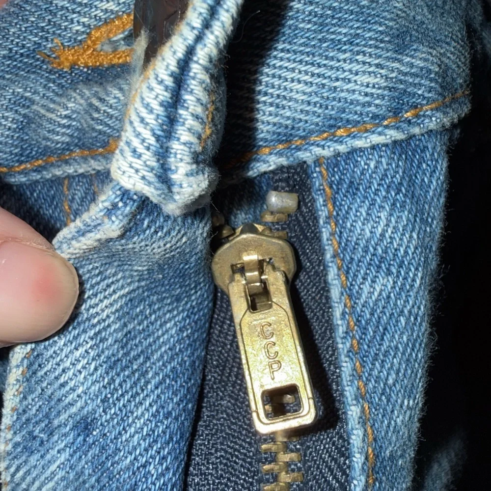 Authentic Y2K Red Square Wear Denim Skirt - Picture 13 of 14